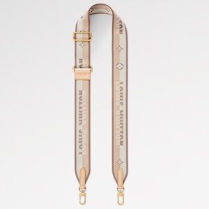 Louis Vuitton Beige bandoliere monogram Adjustable Shoulder Strap